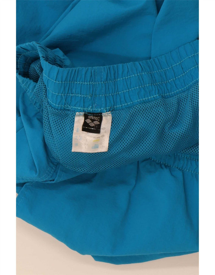 Arena Mens Swimming Shorts Large Blue Nylon