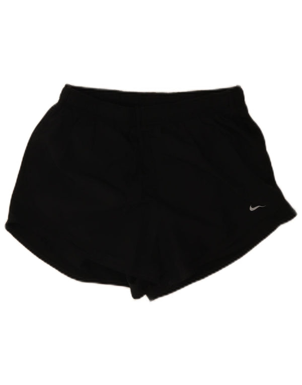 Nike Damen Dri Fit Sport Shorts UK 16 Large Schwarz Polyester