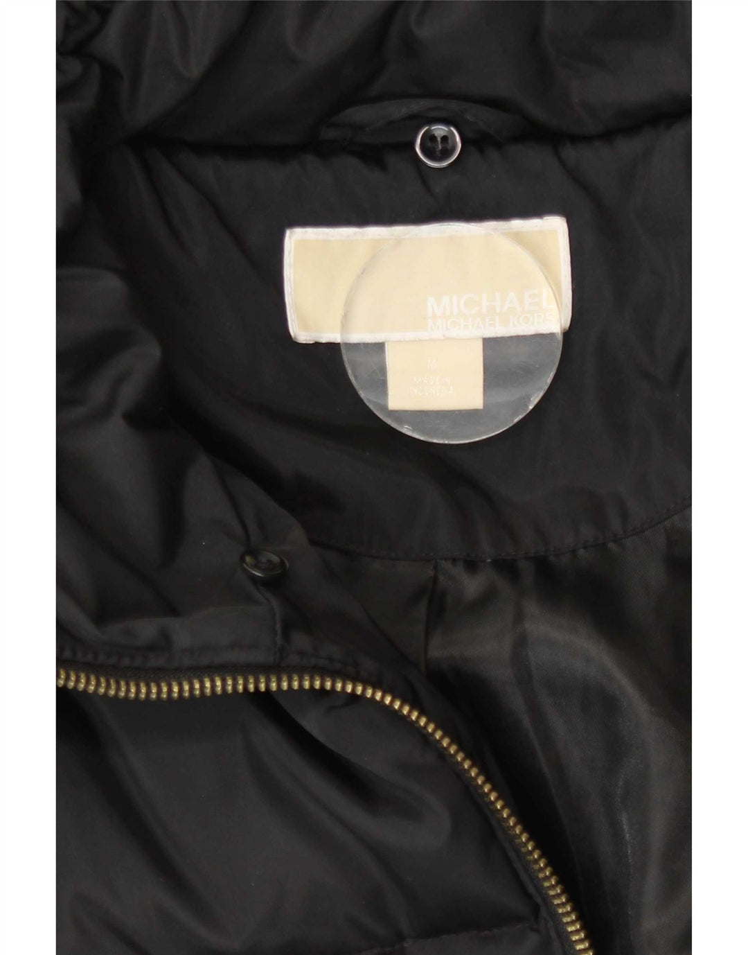 Michael Kors Womens Padded Jacket UK 14 Medium Black Polyester