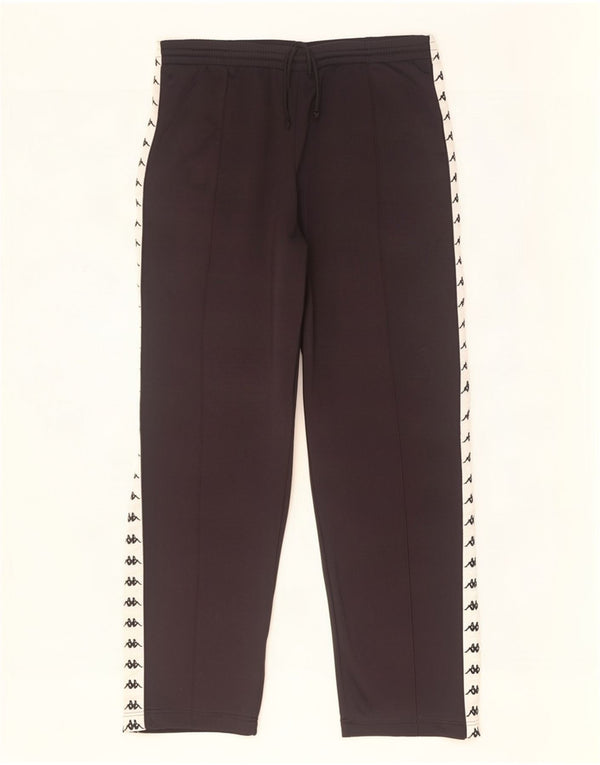 Kappa Pantalon de survêtement graphique pour garçon 11-12 ans Large Noir Colourblock