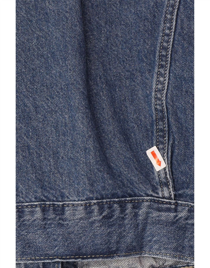 LEVI'S Womens Denim Jacket UK 16 Large Blue Cotton