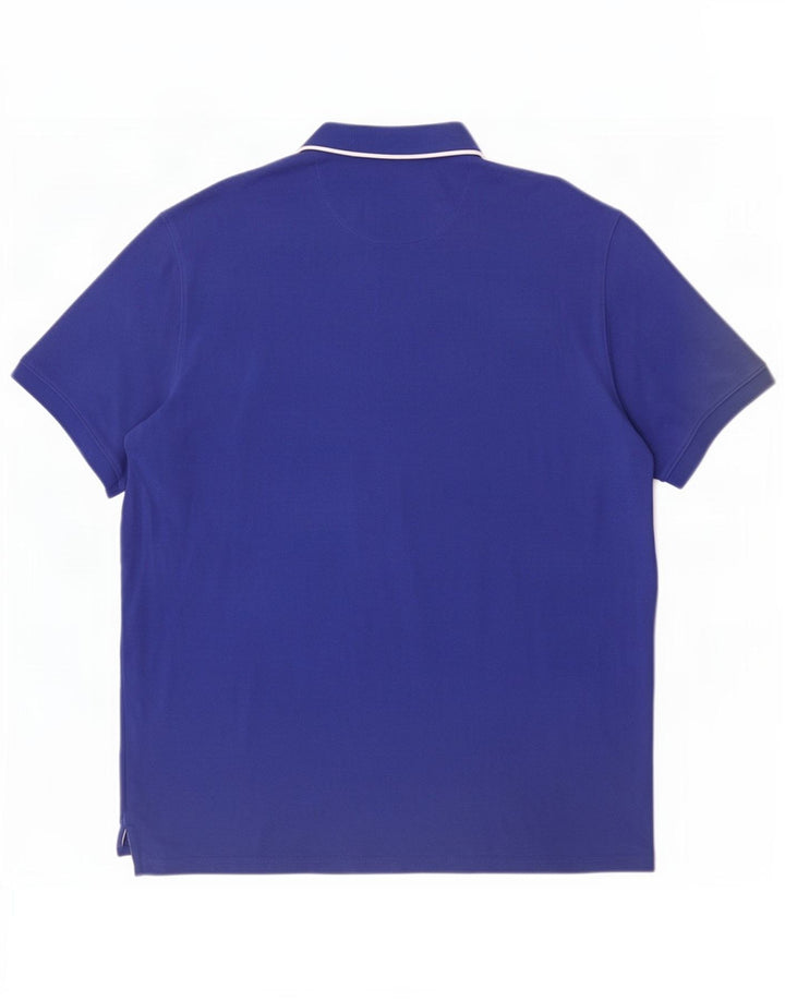 Polo da uomo Massimo Dutti 2XL in cotone blu