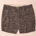 Zara Short Chino Homme XL W36 Gris Camouflage