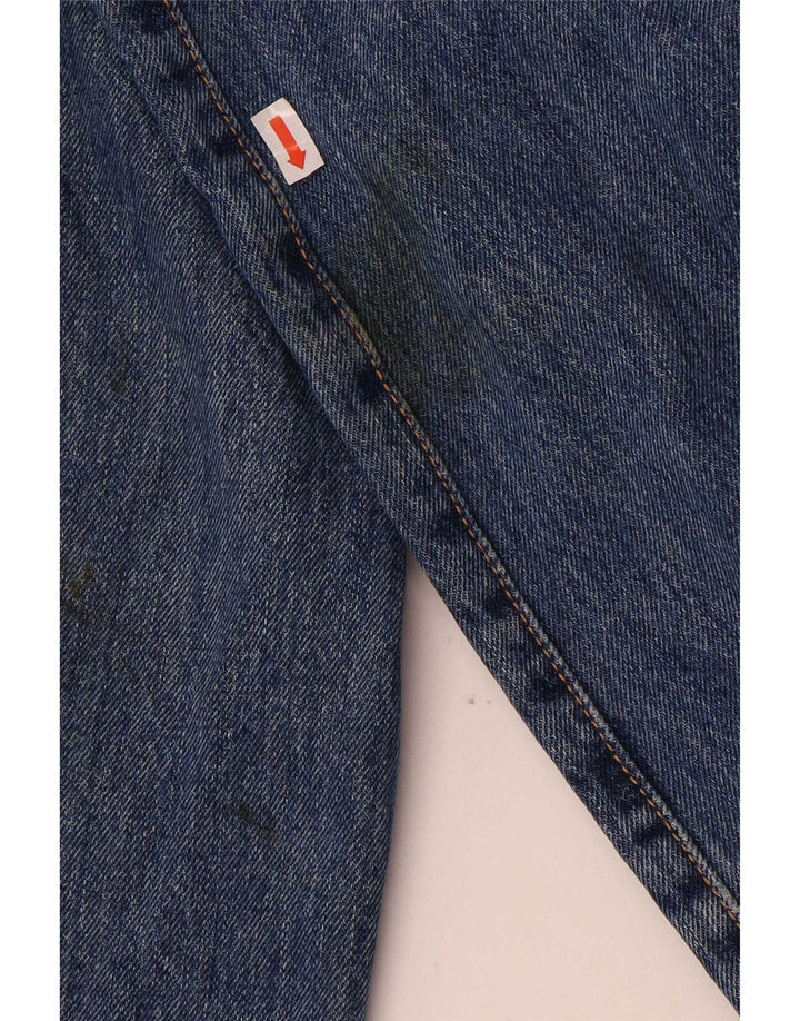 Levi's Mens 501 Straight Jeans W34 L32 Blue Cotton