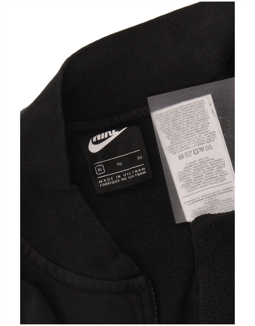 NIKE Træningsdragt til mænd Topjakke XL Sort bomuld