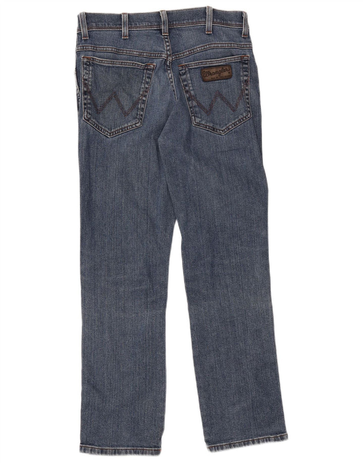 Wrangler Mens Texas Straight Jeans W32 L30 Blue Cotton