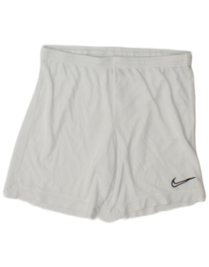 Nike Mens Dri Fit Sport Shorts Medium White Polyester