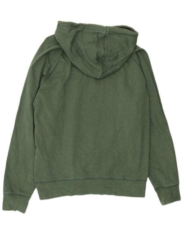 Gap Mens Graphic kapucnis pulóver XL zöld pamut