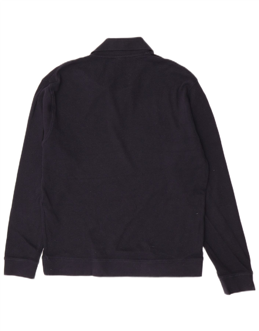 Zara Mens Polo Neck Jumper Sweater Small Navy Blue