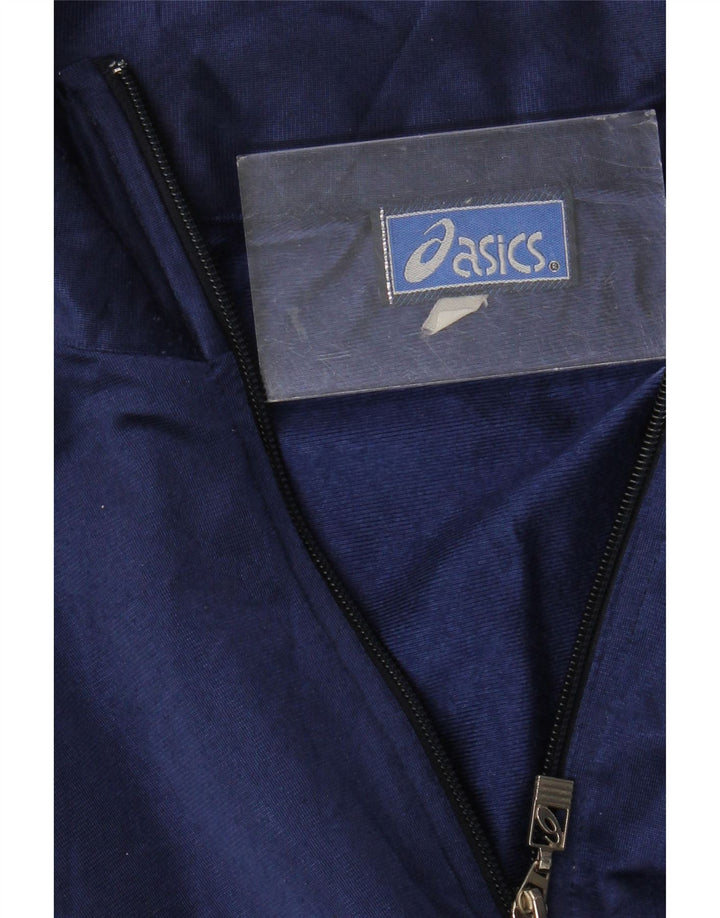 Giacca da ginnastica grafica da uomo Asics XL blu navy