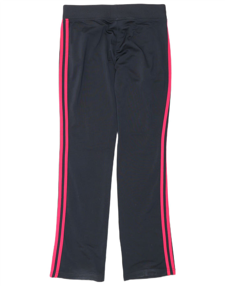 Pantaloni da tuta da donna Adidas UK 10 Small Blu Navy Poliestere