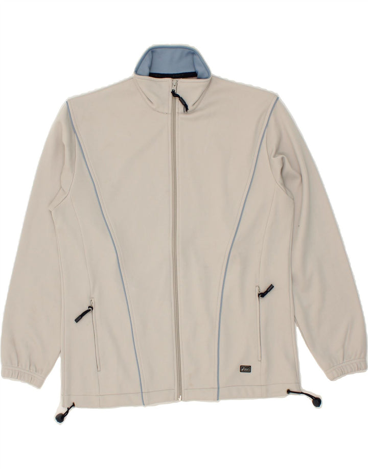 ASICS Mens Tracksuit Top Jacket Medium Grey Polyester Vintage Asics and Second-Hand Asics from Messina Hembry 