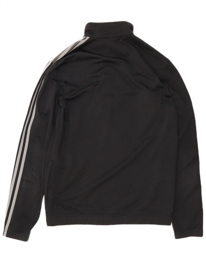 Adidas Mens Tracksuit Top Jacket UK 40/42 Medium Black Colourblock