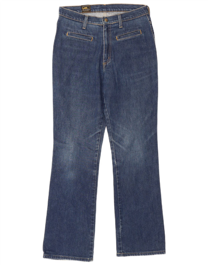 Lee Womens Straight Jeans W32 L29 Blue Cotton