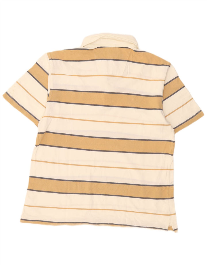 Lotto Polo Homme Large Rayé Blanc