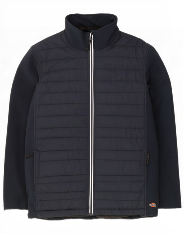 Dickies Mens Padded Jacket UK 42 XL Navy Blue Polyester