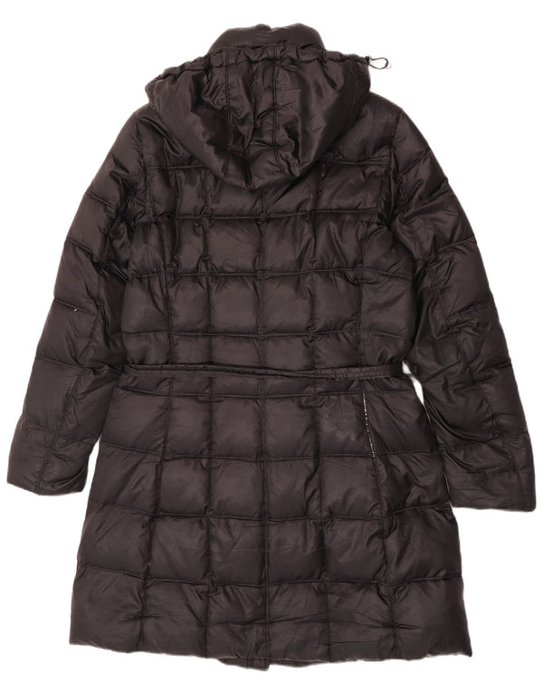 Geox Womens Respira hættepolstret frakke UK 14 Large Black Polyester