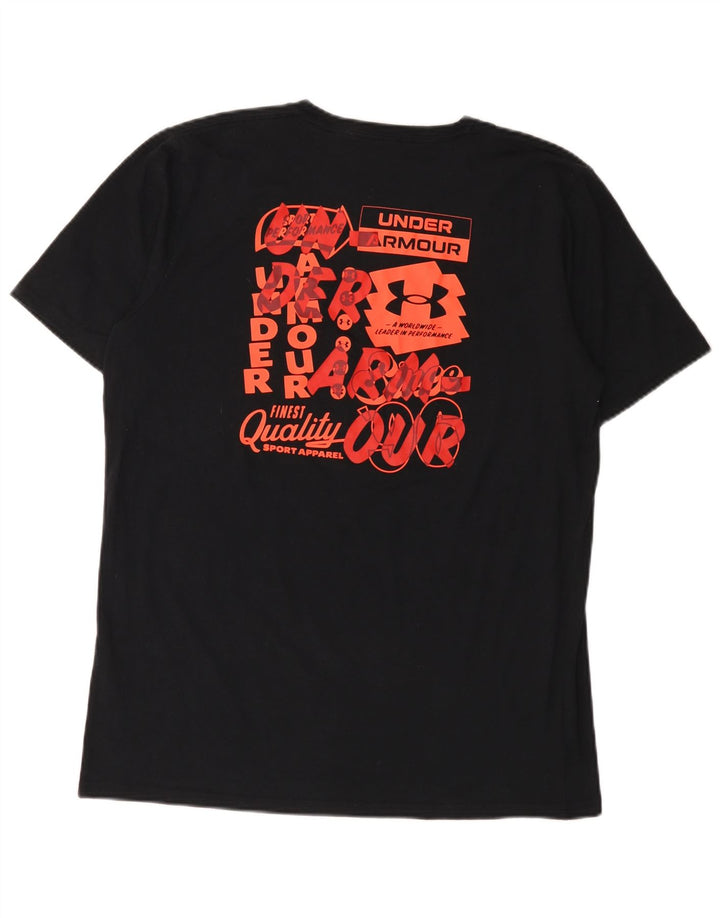 Under Armour Mens Graphic T-Shirt Top Large Black