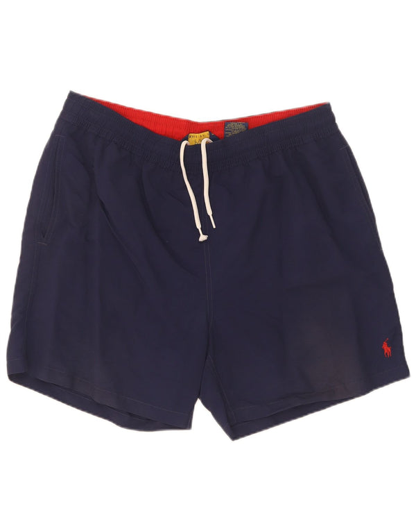 Polo Ralph Lauren Mens Swimming Shorts Large  Navy Blue Polyamide