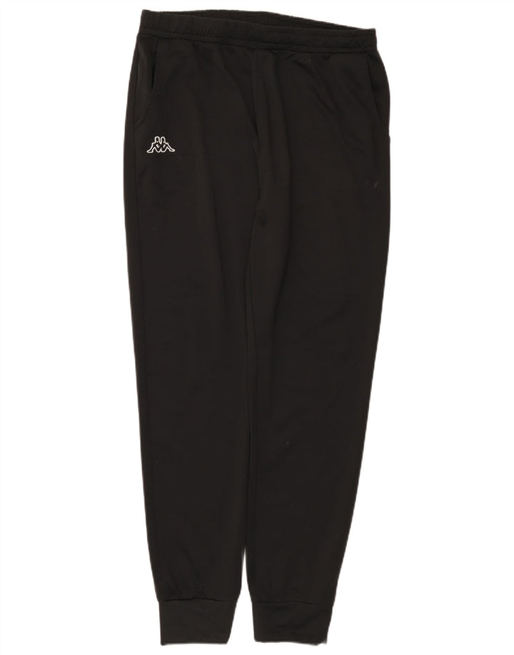 Kappa Mens Tracksuit Trousers Joggers XL Black Polyester