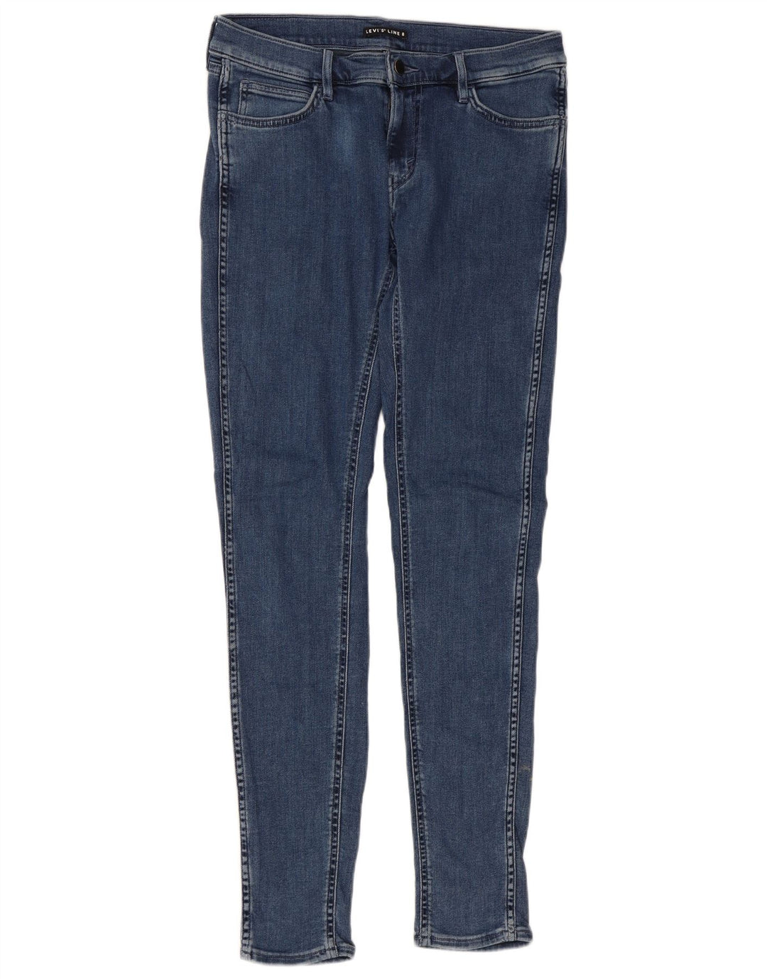 LEVI'S Womens Skinny Jeans W29 L32 Blue Cotton