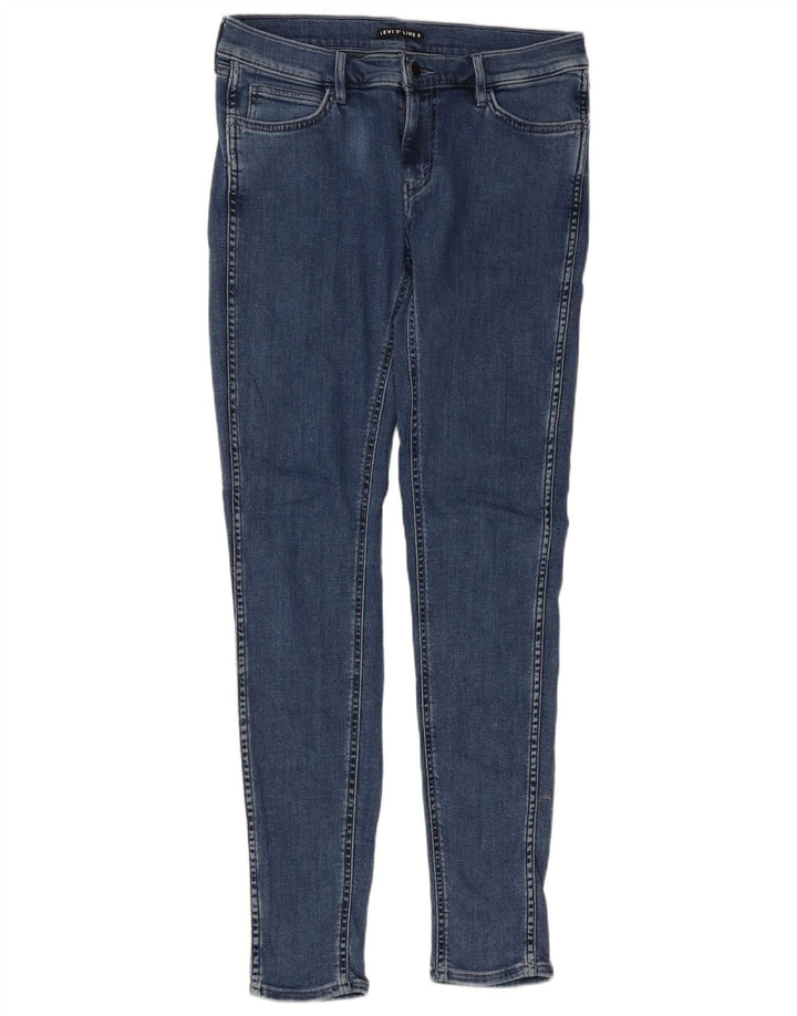 LEVI'S Womens Skinny Jeans W29 L32 Blue Cotton