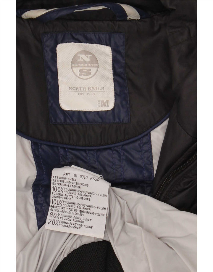 Casaco acolchoado feminino North Sails UK 14 médio preto poliamida