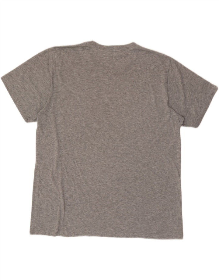 RIFLE Mens Graphic T-Shirt Top XL Grey