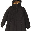 Alpenblitz Dame Hætte Polstret Frakke UK 22 2XL Sort Polyester