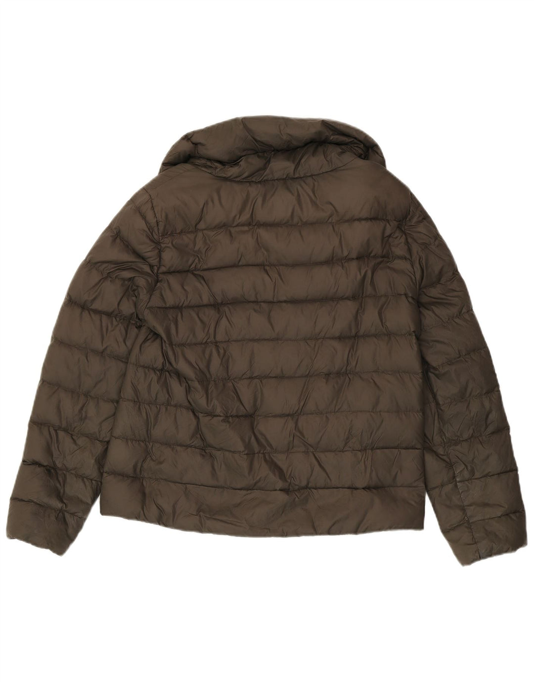Giacca imbottita da donna Zara UK 16 grande color cachi