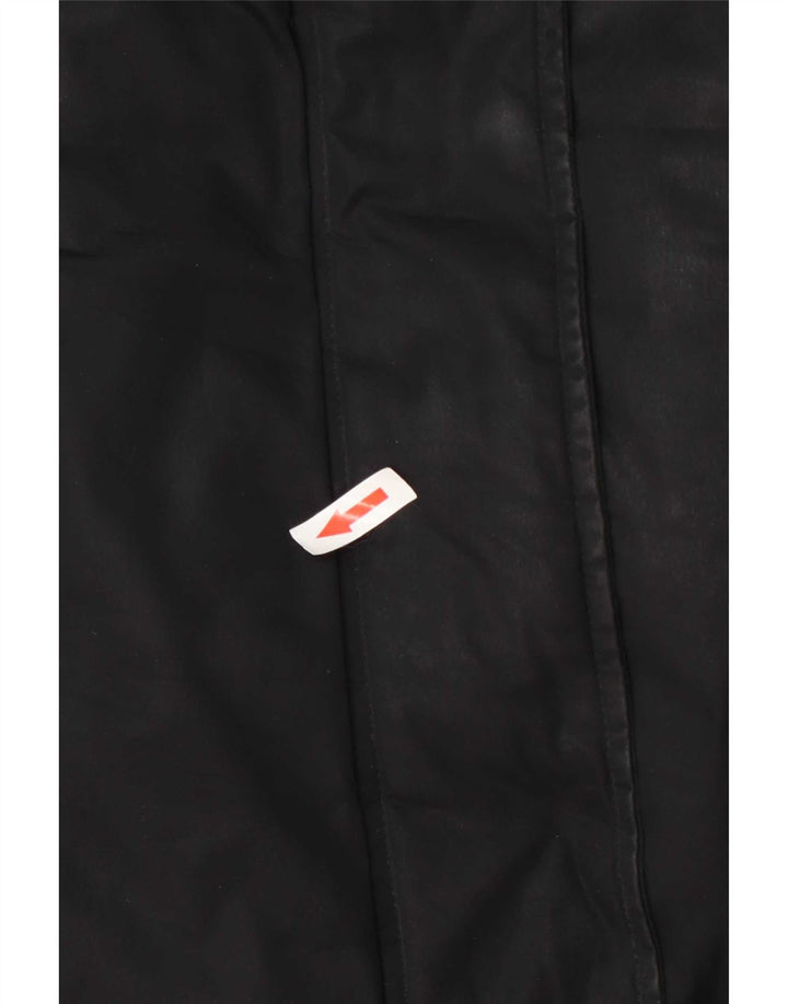 Slam Wattierte Damenjacke mit Kapuze, UK 14, Mittelschwarz, Polyester