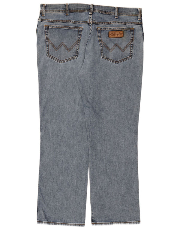 Мужские прямые джинсы Wrangler Texas Stretch W38 L30, синий хлопок