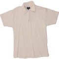 VINTAGE Mens Polo Shirt Large White Cotton Vintage Vintage and Second-Hand Vintage from Messina Hembry 
