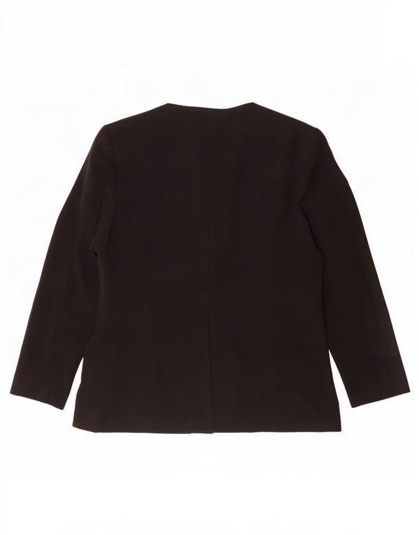 Marks & Spencer Chaqueta tipo blazer abierta para mujer UK 40 Mediana Poliéster negro