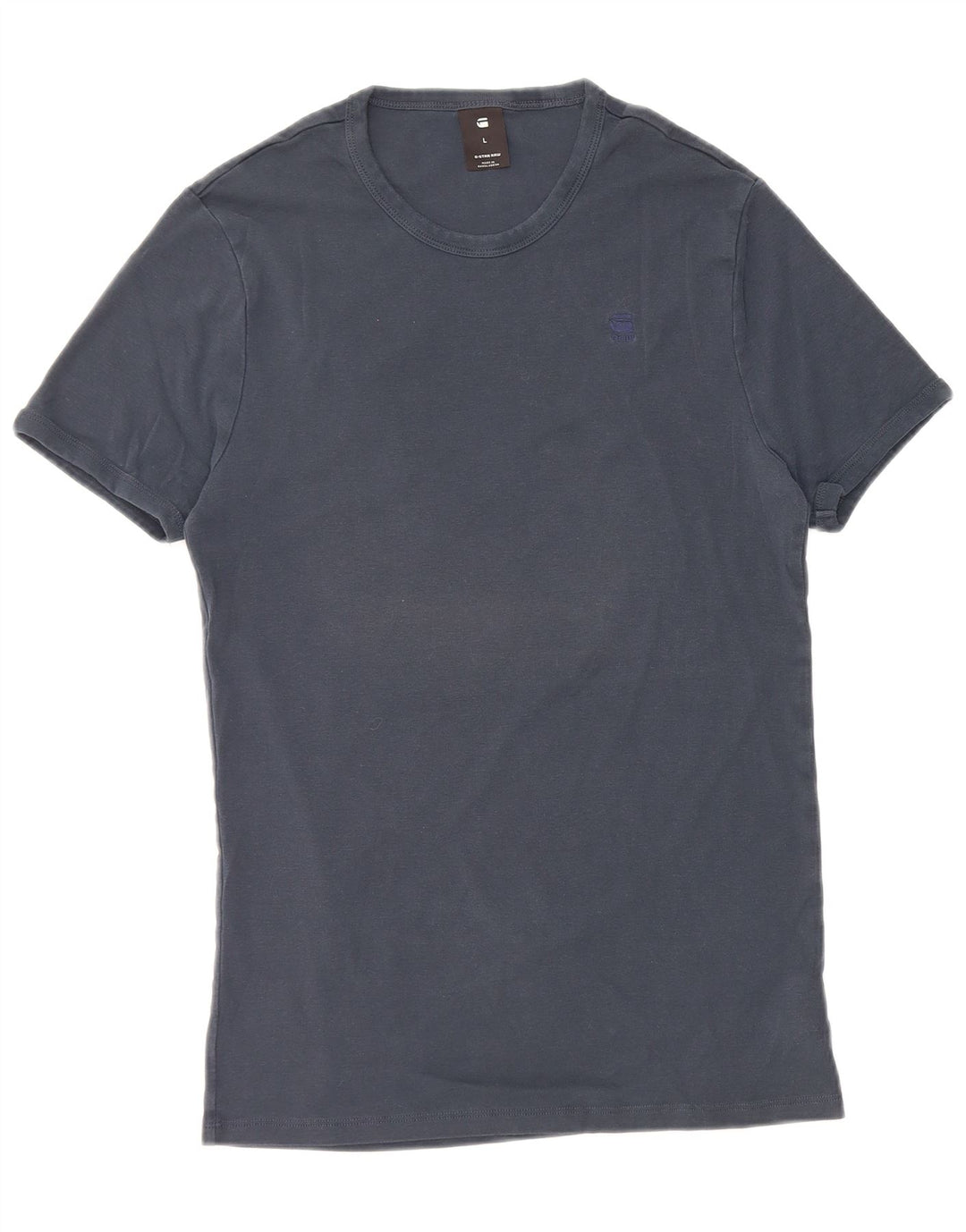 G-Star Homme T-Shirt Top Large Bleu Marine Coton