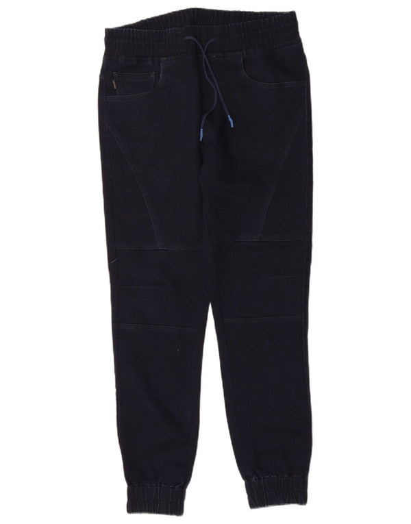 Zara Mens Joggers Slim Jeans W32 L28 Navy Blue Cotton