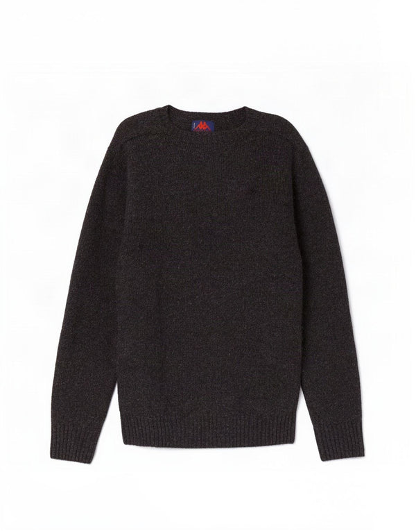 Maglione Kappa Uomo Girocollo Maglione Large Grigio Lana