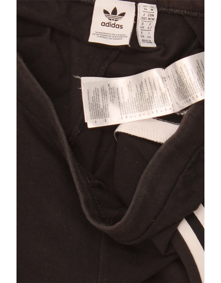 Adidas Dame Leggings UK 14 Medium Sort Bomuld