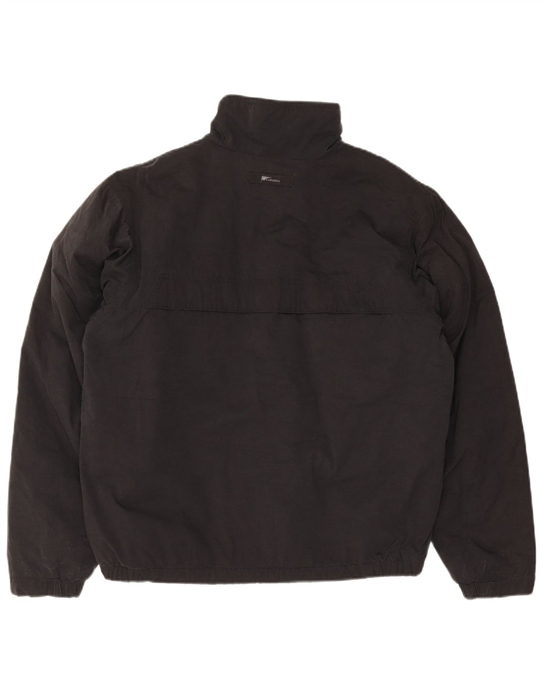 Columbia Mens Windbreaker Jacket UK 38 Medium Black Cotton