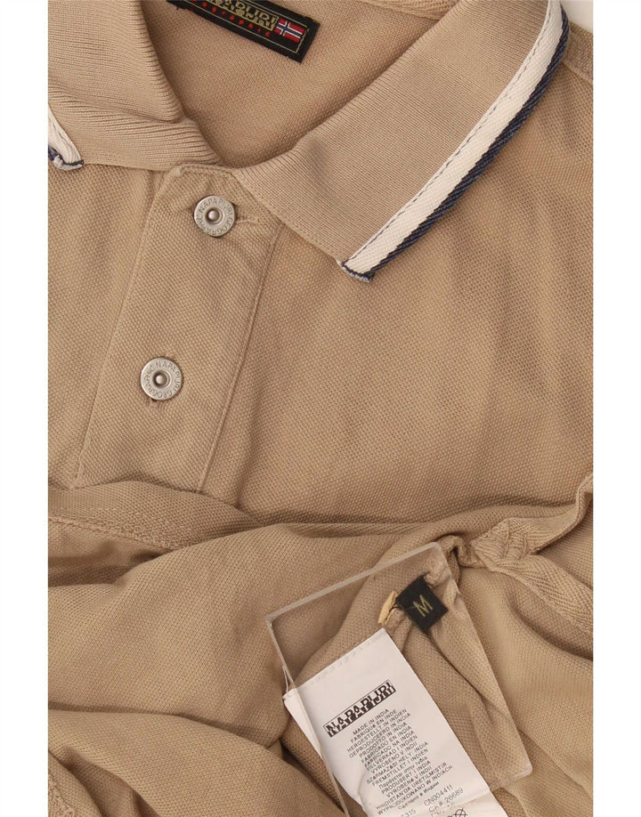 Napapijri Herre poloshirt Medium Beige Bomuld