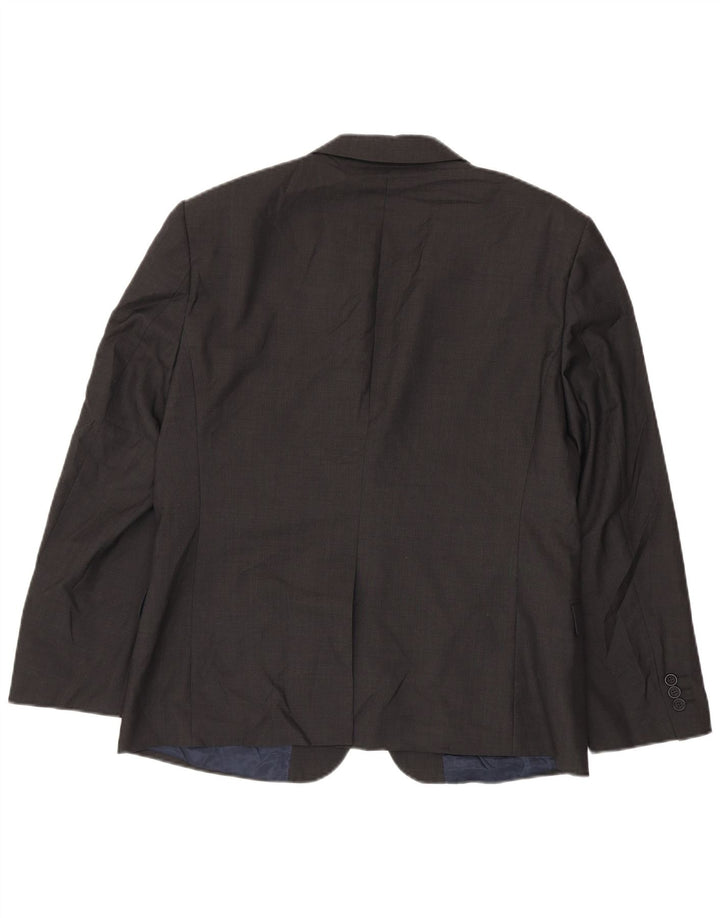 Ted Baker Herre 2-knaps blazerjakke UK 38 Medium Grey Wool