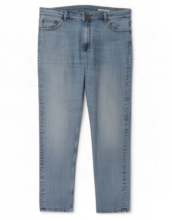 Marks & Spencer Dame Relaxed Fit Slim Jeans UK 16 Large W34 L27 Blue