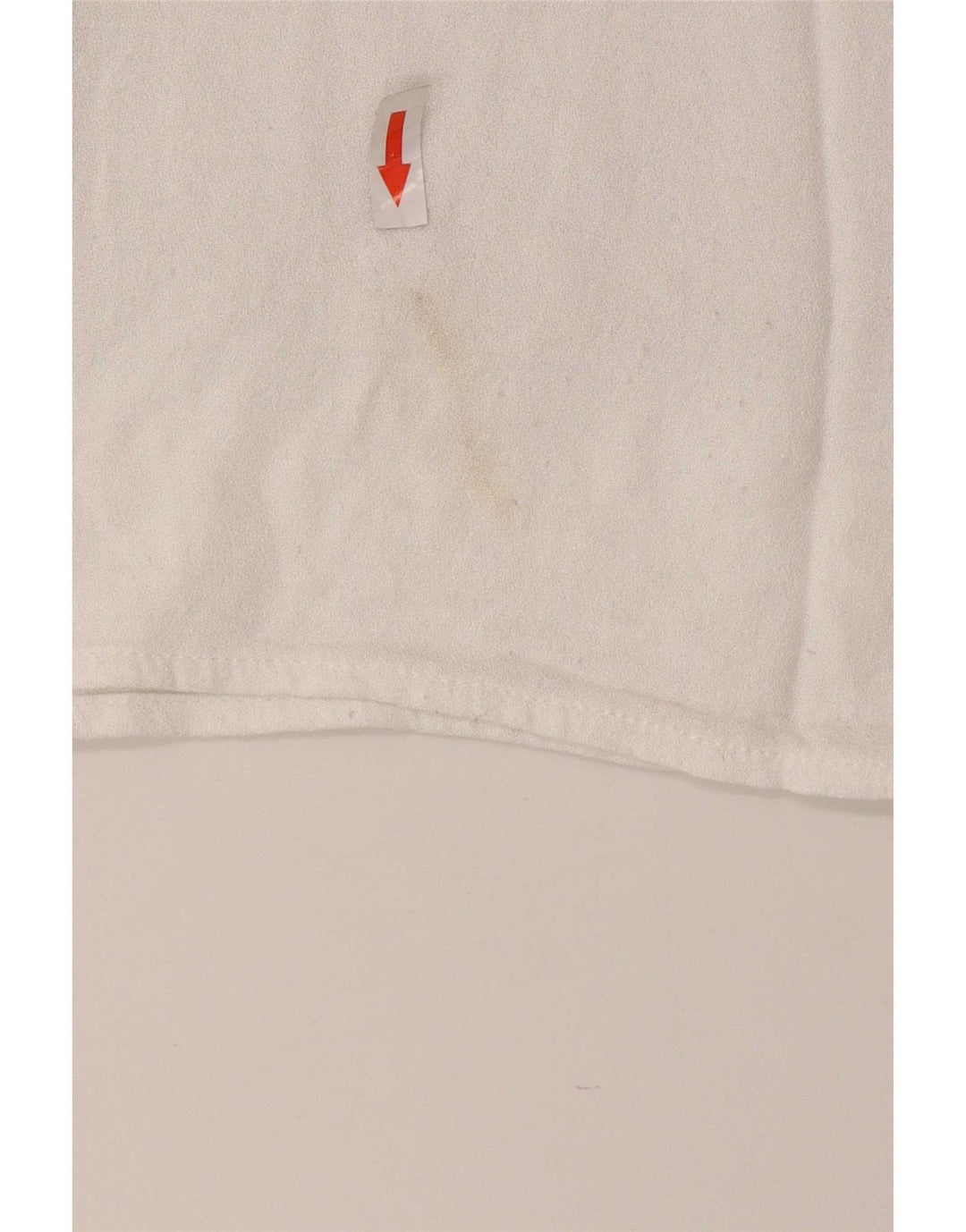 Blusa feminina de crochê Zara Top UK 12 poliéster colorblock bege médio