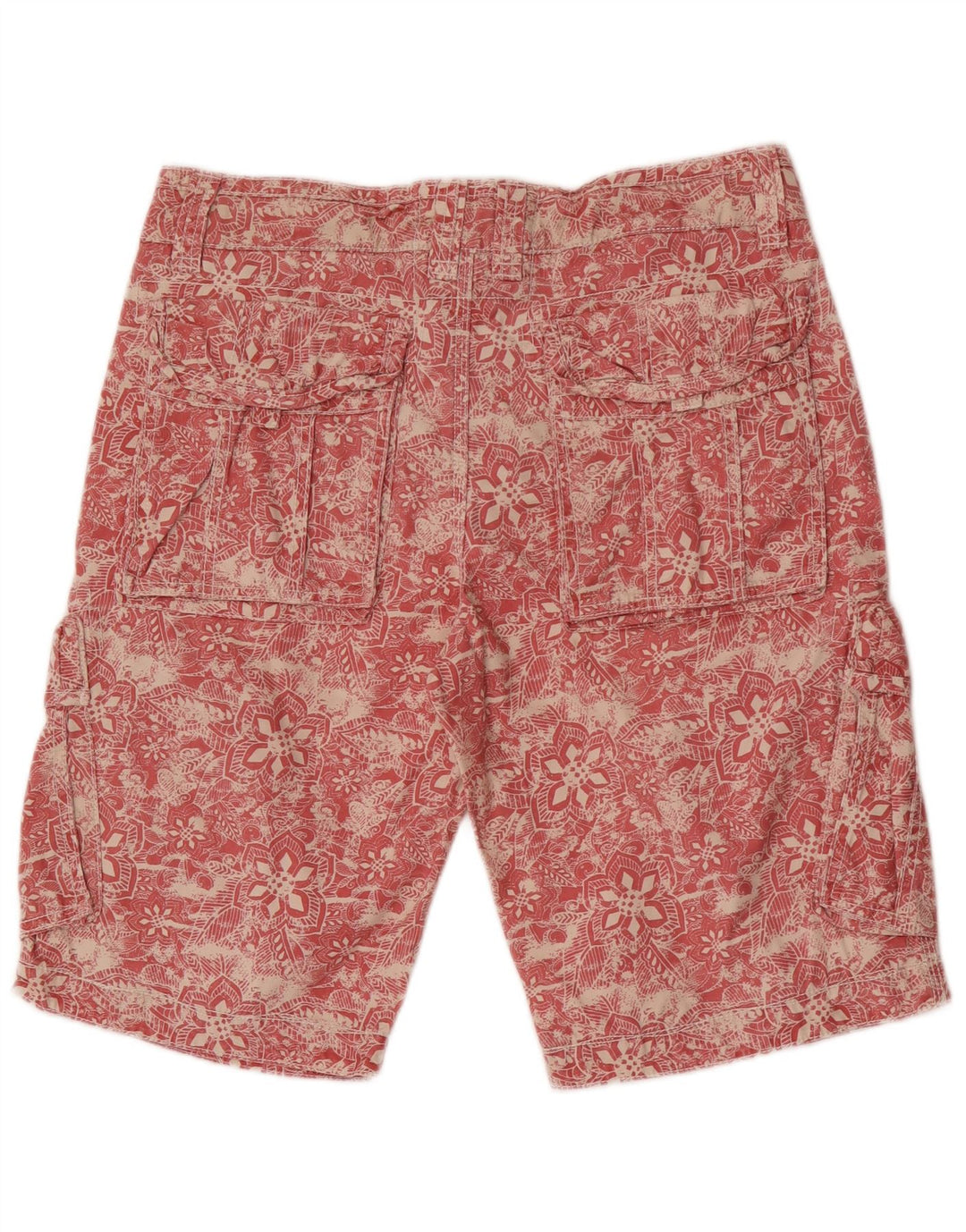 Pantaloni scurți cargo pentru bărbați Fat Face W32 Medium Red Floral