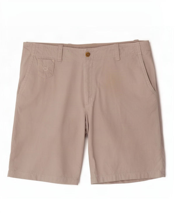 Pantaloncini chino da uomo Carrera W36 grandi in cotone grigio