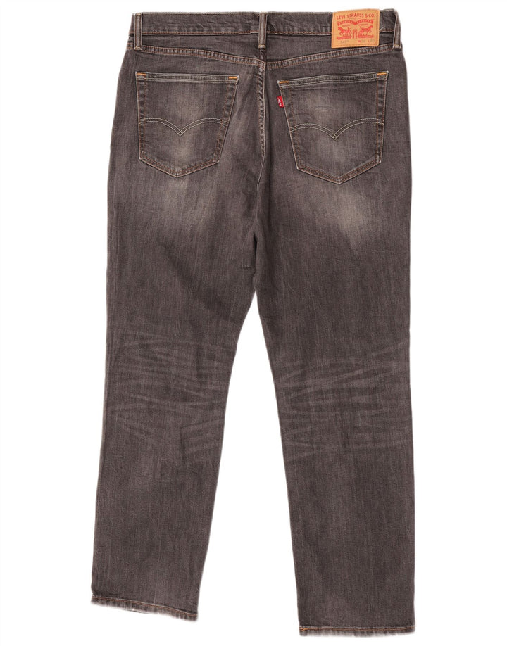 Levi's Mens 541 Slim Jeans W36 L32 Grey Cotton