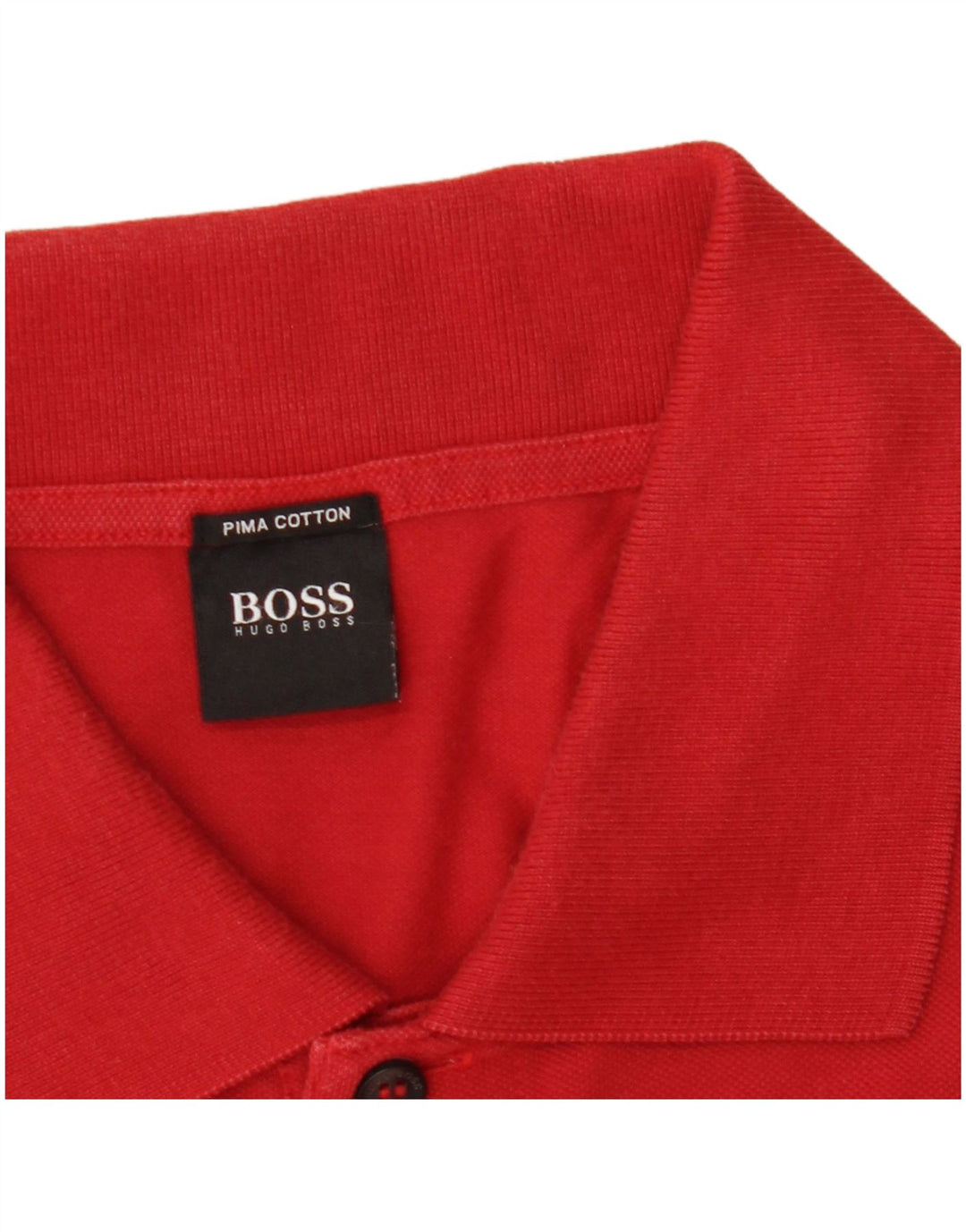 Hugo Boss Mens Polo Shirt XL Red Cotton