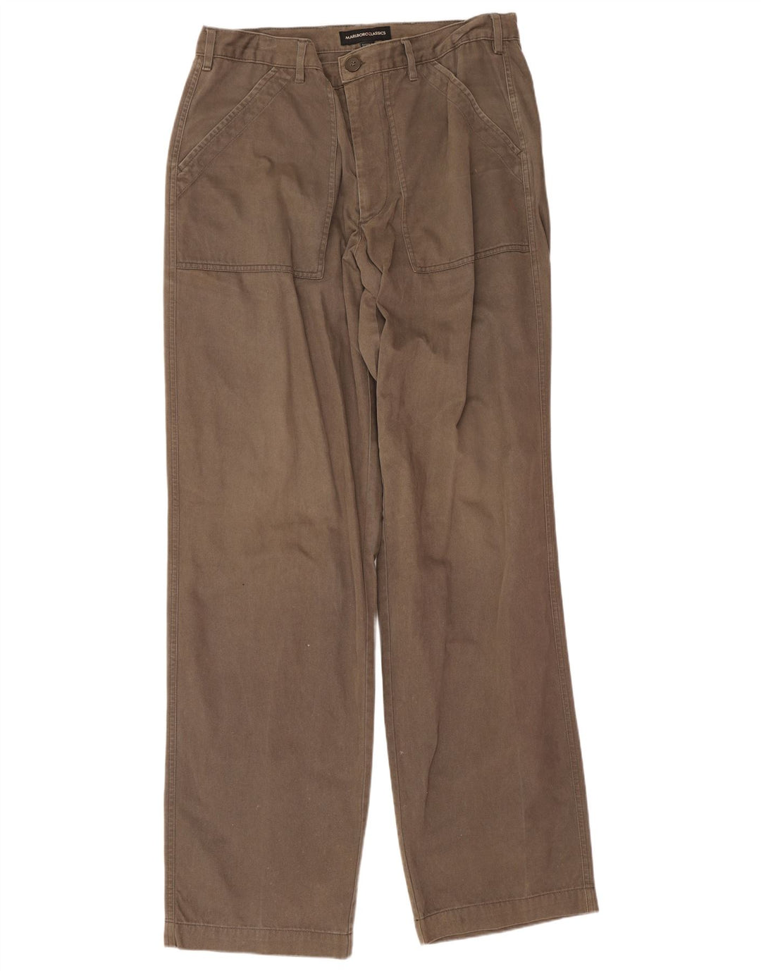Calça cargo regular masculina Marlboro Classics W34 L34 marrom