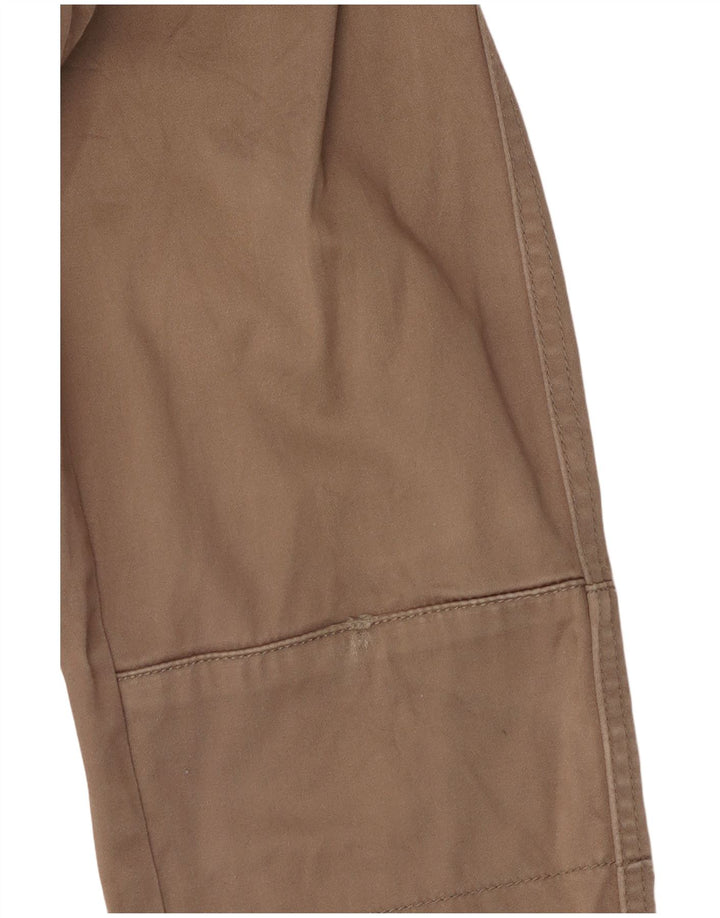 Diesel Womens Slim Cargo Trousers W28 L33 Brown Cotton