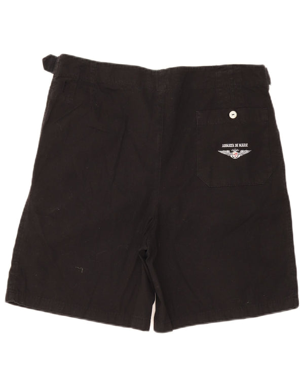 Armata Di Mare Mens Casual Shorts IT 52 XL W32  Black